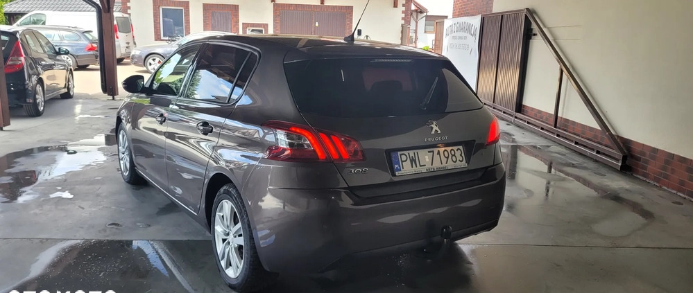 Peugeot 308 cena 42800 przebieg: 108000, rok produkcji 2015 z Busko-Zdrój małe 232